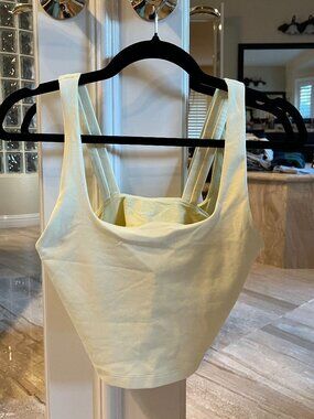 TNA Butter Yellow Sports Bra